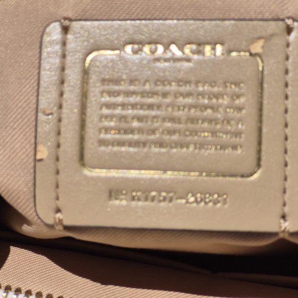 Coach Pink and Cream Women's Bag - Picture 8 of 10